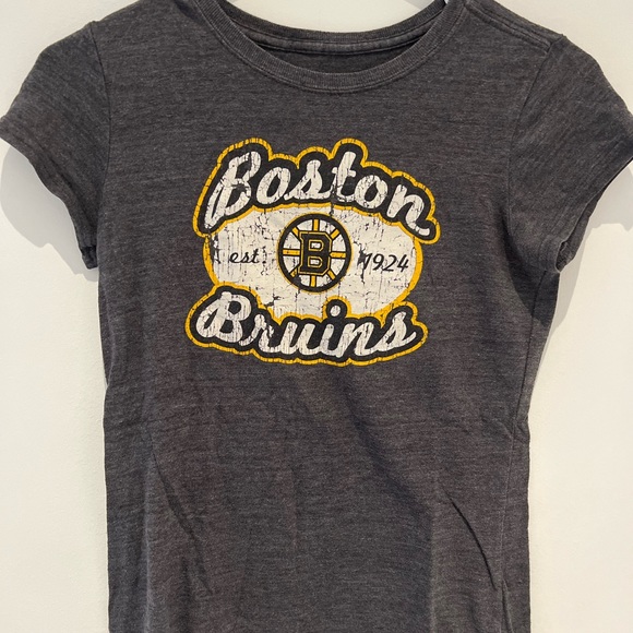Boston Bruins Vintage Grey T-Shirt - Picture 1 of 2